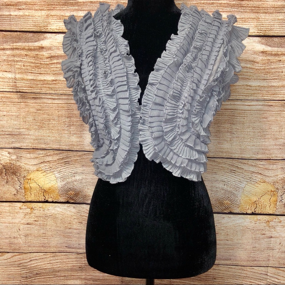 Kimchi Blue Ruffle Bolero Vest